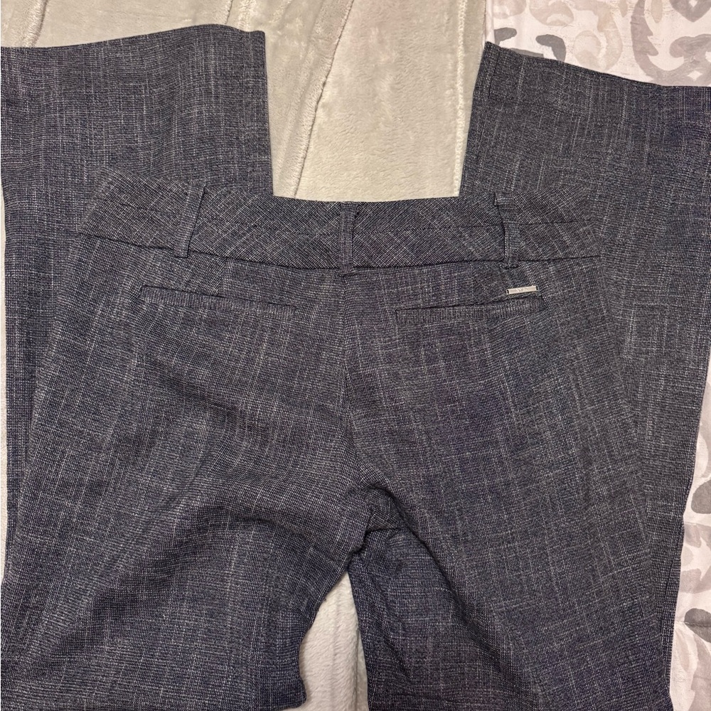 New York & Company Women's Textured Gray Trousers